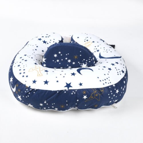 2-in-1 Baby Nursing Pillow & Sitting Support Seat – Ergonomic Breastfeeding Cushion & Baby Learning to Sit Support (60×55×10 cm, Soft & Washable) - Image 3