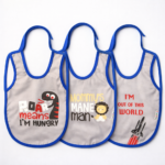 Pack 2 Baby Bib Large Size Cotton Feeding Bib with Waterproof Backing | Soft, Absorbent & Leak-Proof | 29×38 cm Mix and Max - Image 6