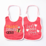 Pack 2 Baby Bib Large Size Cotton Feeding Bib with Waterproof Backing | Soft, Absorbent & Leak-Proof | 29×38 cm Mix and Max - Image 7