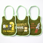 Pack 2 Baby Bib Large Size Cotton Feeding Bib with Waterproof Backing | Soft, Absorbent & Leak-Proof | 29×38 cm Mix and Max - Image 8