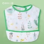 Waterproof Baby Bibs with Food Catcher Pocket, Lightweight Soft Feeding Bib Set for Toddlers, Easy Wipe & Wash, Adjustable Neck, Mess-Proof Baby Feeding Apron (Cute Prints) - Image 14
