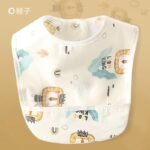 Waterproof Baby Bibs with Food Catcher Pocket, Lightweight Soft Feeding Bib Set for Toddlers, Easy Wipe & Wash, Adjustable Neck, Mess-Proof Baby Feeding Apron (Cute Prints) - Image 18
