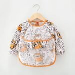 Pack of 2 -Long Sleeve Baby Bib Waterproof Toddler Feeding Smock with Food Catcher Pocket, Adjustable & Lightweight, Full Coverage Weaning Bib for Boys & Girls (6–36 Months) - Image 4