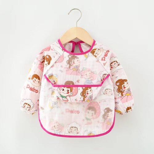 Pack of 2 -Long Sleeve Baby Bib Waterproof Toddler Feeding Smock with Food Catcher Pocket, Adjustable & Lightweight, Full Coverage Weaning Bib for Boys & Girls (6–36 Months) - Image 16