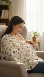 Nursing Baby Apron Cover for Breastfeeding Comfortable with Privacy mosquito Net Window Fly Multi color Mix and Max