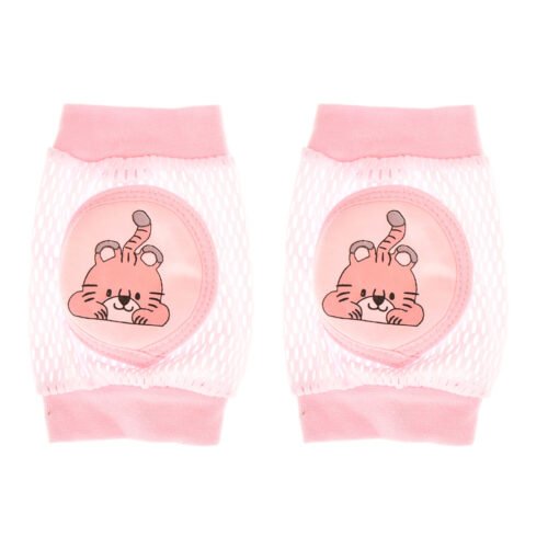 Baby Knee Pads for Crawling (1 Pair) – Anti-Slip Knee Protectors for Babies & Toddlers, Soft Breathable Cotton Knee Pads, Safety Crawling Support with Cute Cartoon Designs - Image 4
