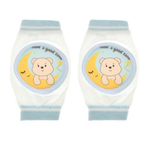 Baby Knee Pads for Crawling (1 Pair) – Anti-Slip Knee Protectors for Babies & Toddlers, Soft Breathable Cotton Knee Pads, Safety Crawling Support with Cute Cartoon Designs - Image 3