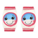 Pack 2 Baby Knee Pads for Crawling – Anti-Slip Knee Protectors for Babies & Toddlers, Soft Breathable Cotton Knee Pads, Safety Crawling Support with Cute Cartoon Designs - Image 6