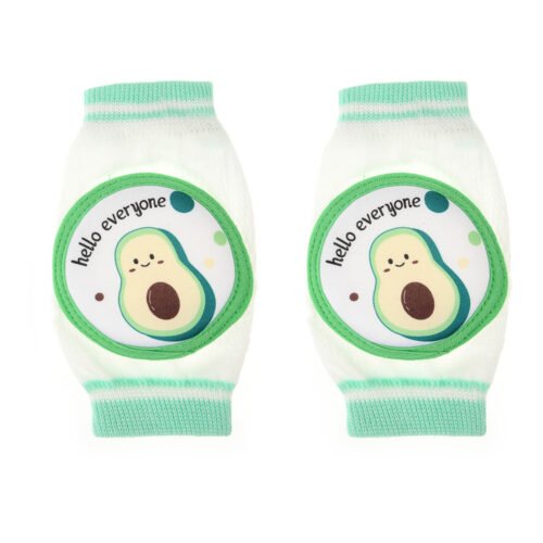 Pack 2 Baby Knee Pads for Crawling – Anti-Slip Knee Protectors for Babies & Toddlers, Soft Breathable Cotton Knee Pads, Safety Crawling Support with Cute Cartoon Designs - Image 8