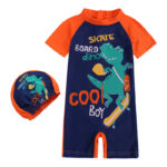 Boy Short Sleeves Swimsuit (4 sizes From 3 to 11 years) Mix and Max code 48