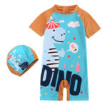Boy Short Sleeves Swimsuit (4 sizes From 3 to 11 years) Mix and Max code 47