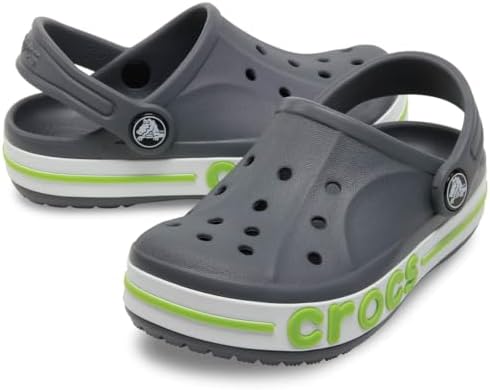 414Dxg5NgQL._AC_SY900_ Kids' Sport Comfort Clogs – Versatile Styles for Active Play - Lightweight and Comfortable Slip-Ons(Sizes C9-J3) Grey - Image 1