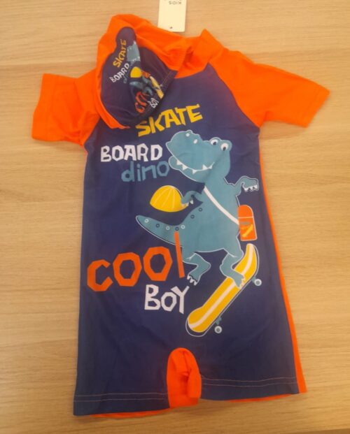 Boy Short Sleeves Swimsuit (4 sizes From 3 to 11 years) Mix and Max code 48 - Image 2