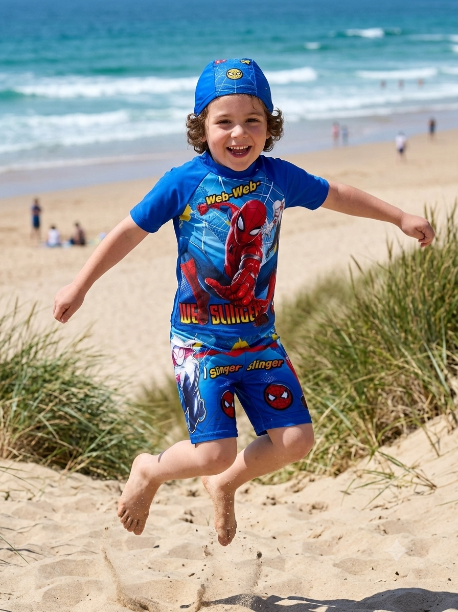 Gemini_Generated_Image_1f9fch1f9fch1f9f Boys 3 Pieces Swimsuit (4 sizes From 3Y to 8Y) # Mix and Max - Image 1