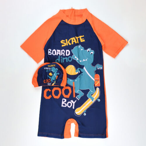 Boy Short Sleeves Swimsuit (4 sizes From 3 to 11 years) Mix and Max code 48 - Image 7