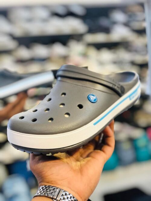 Kids' Sport Comfort Clogs – Versatile Styles for Active Play - Lightweight and Comfortable Slip-Ons(Sizes C9-J3) Grey-Blue strike - Image 9