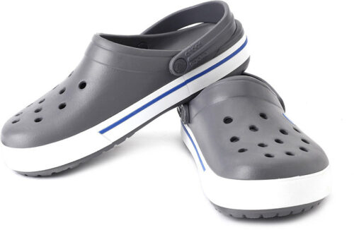Kids' Sport Comfort Clogs – Versatile Styles for Active Play - Lightweight and Comfortable Slip-Ons(Sizes C9-J3) Grey-Blue strike - Image 3