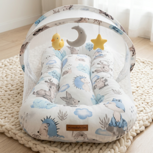 Baby Lounger with Mosquito Net