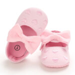 Baby Shoes 0–18 Months (3 Sizes) – Soft Sole Infant Shoes for Newborns & Toddlers, Anti-Slip First Walking Shoes, Comfortable Baby Booties (0–6M, 6–12M, 12–18M) Mix and Max C656 PINK