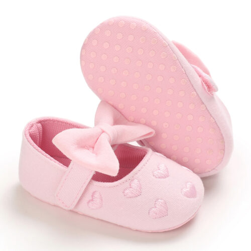 Baby Shoes 0–18 Months (3 Sizes) – Soft Sole Infant Shoes for Newborns & Toddlers, Anti-Slip First Walking Shoes, Comfortable Baby Booties (0–6M, 6–12M, 12–18M) Mix and Max C656 PINK - Image 4