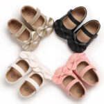 Baby Shoes 0–18 Months (3 Sizes) – Soft Sole Infant Shoes for Newborns & Toddlers, Anti-Slip First Walking Shoes, Comfortable Baby Booties (0–6M, 6–12M, 12–18M) Mix and Max D19 GOLD - Image 2
