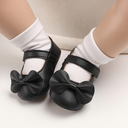 Baby Shoes 0–18 Months (3 Sizes) – Soft Sole Infant Shoes for Newborns & Toddlers, Anti-Slip First Walking Shoes, Comfortable Baby Booties (0–6M, 6–12M, 12–18M) Mix and Max D19 BLACK - Image 8