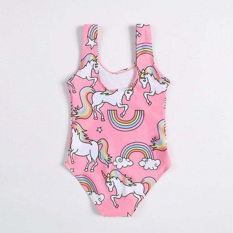 2014- Girly One Piece Sleeves Swimsuit (3 sizes From 2 to 5 years) Mix and Max - Image 1