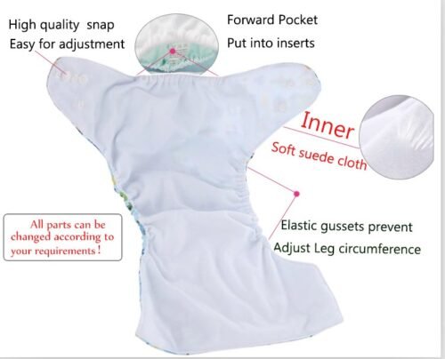Premium 4-Layers Reusable Washable Insert of Reusable Diaper Mix & Max™ - Image 6