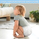 Reusable Diaper Washable Swim Diaper and Potty Training Pants Unisex Baby Pull-up Reusable Absorbent Swim Diaper, White, 18 Month Mix & Max™ - Image 4