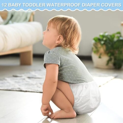 Reusable Diaper Washable Swim Diaper and Potty Training Pants Unisex Baby Pull-up Reusable Absorbent Swim Diaper, White, 18 Month Mix & Max™ - Image 4