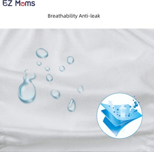 Reusable Diaper Washable Swim Diaper and Potty Training Pants Unisex Baby Pull-up Reusable Absorbent Swim Diaper, White, 18 Month Mix & Max™ - Image 7